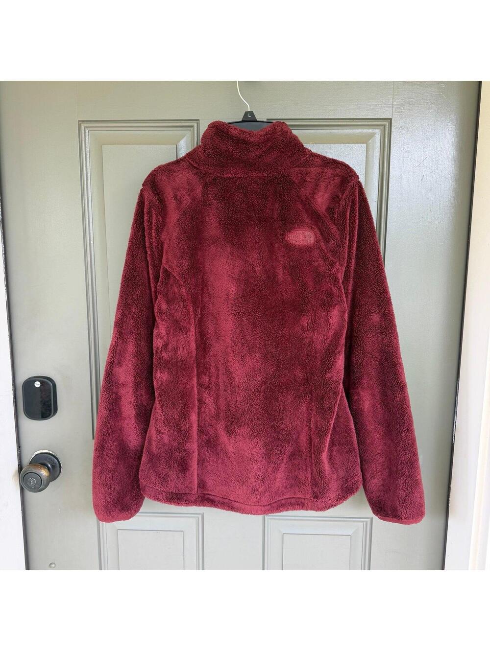 The North Face Osito Full Zip Fleece Jacket Burgundy Maroon Women’s Size Small - Picture 4 of 4